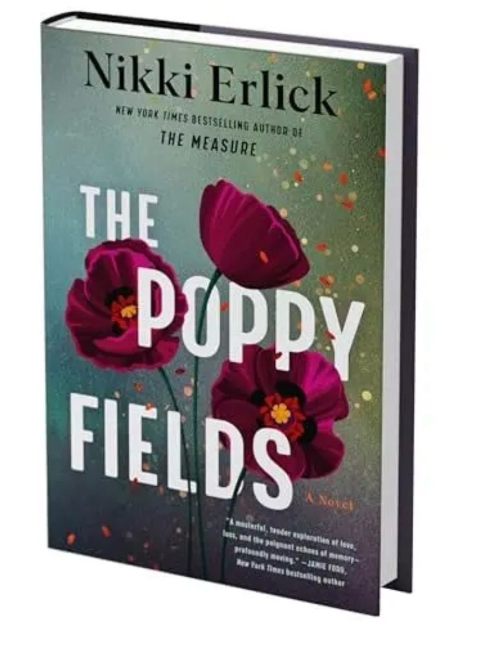 The Poppy Fields — Hardcover Book in Deep Magenta